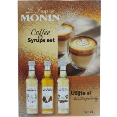 Monin set Coffee 3 x 50 ml – Hledejceny.cz