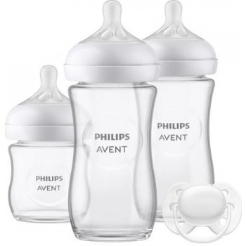 Philips Avent Breast Pumps a kojenecká láhev 125 ml a kojenecká láhev 260 ml a jednorázové vložky do podprsenky 6 ks a pouzdro a VIA pohárek s víčkem 3 ks