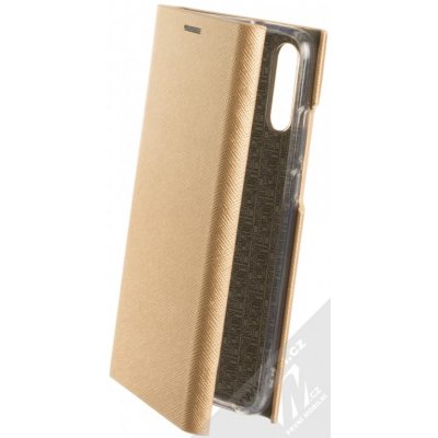 Pouzdro ForCell Bravo Book Huawei P20 zlaté – Hledejceny.cz