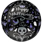 Anagram Foliový balonek koule Orbz Happy Halloween 40 cm – Zboží Dáma