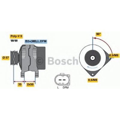BOSCH Alternátor BO 0986049101 – Sleviste.cz