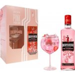 Beefeater Pink Gin 37,5% 0,7 l (dárkové balení 1 sklenice) – Zboží Dáma