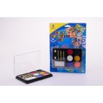 Alltoys Malování obličej barvy obličejové set 6 ks se štětečky a houbičkou – Zboží Dáma