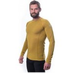 Sensor Merino air pánské triko dl.rukáv mustard – Zboží Dáma