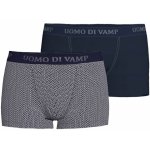 Vamp pánské boxerky set 2 ks BLUE OXFORD M 15881 – Zboží Dáma