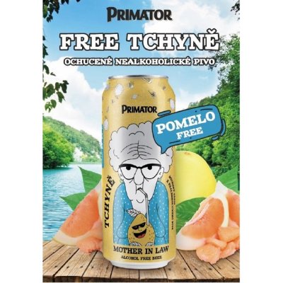 Primátor Free Tchyně Pomelo 0,3% 0,5 l (plech) – Hledejceny.cz