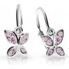 Náušnice Cutie Jewellery dětské naušnice C2259-B Cz pink