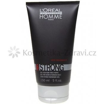 L'Oréal Homme Strong Gel pro velmi silnou fixaci 150 ml