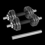 REBEL ACTIVE RBA-2327-15 Činky litinové nastavitelné 15 kg – Zboží Dáma