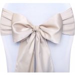 PartyDeco Mašle na židli béžová, 275 cm – Zboží Dáma