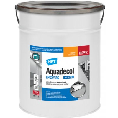 Het Aquadecol Epoxy SG - bílý 9 kg (7,5 kg Složky 1 + 2 x 750 g Složky 2)