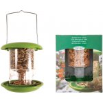 Esschert Design Plastové krmítko Silo 12 x 12 x 17 cm zelená 1 ks – Hledejceny.cz