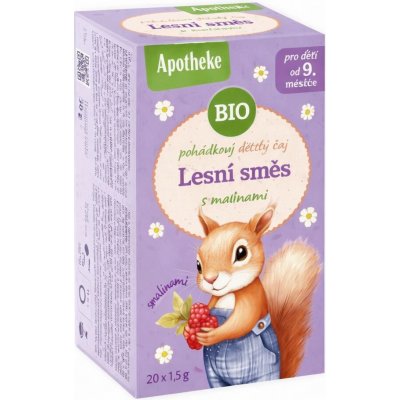 Apotheke BIO pohádkový čaj Lesní směs s malinami čaj 20 x 1,5g – Zbozi.Blesk.cz