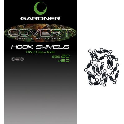 Gardner Covert Mini Rig Swivels vel.12 20ks