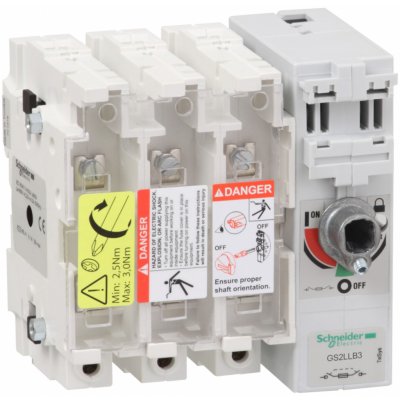 SCHNEIDER ELECTRIC SCHNEIDER Odpínač VARIO GS2LLB3 3P 160A pojistkový GS2LLB3