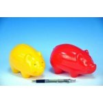 Směr Pokladnička Prasátko plast 16cm asst 2 12m – Sleviste.cz