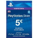 PlayStation dárková karta 5€ – Zboží Dáma