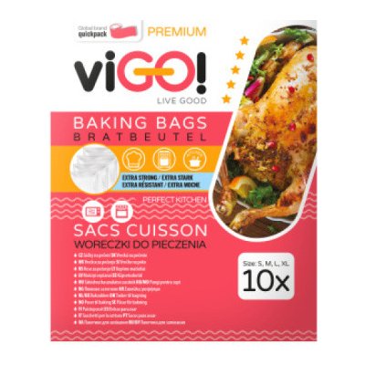 Quickpack Sáčky na pečení viGo mix, S, M, L, XL 10ks – Zboží Dáma