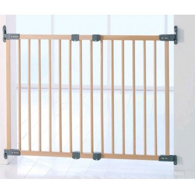 Babydan Zábrana Flexi Fit NEW buk stříbrné kování 69-106,5 cm šroubovací – Sleviste.cz