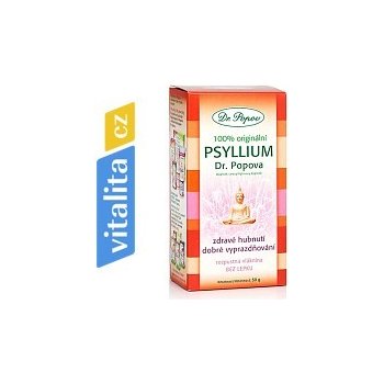 Dr. Popov Psyllium indicka rozpustna vlaknina 50 g