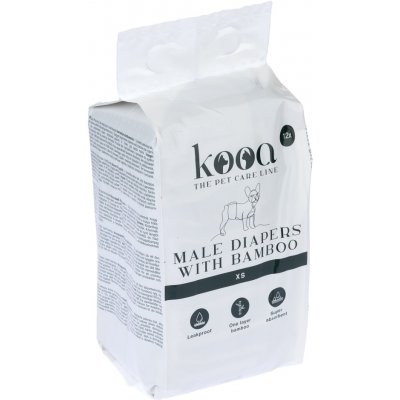 Kooa pleny pro psy s bambusem XS 20 26 cm 12 ks – Sleviste.cz