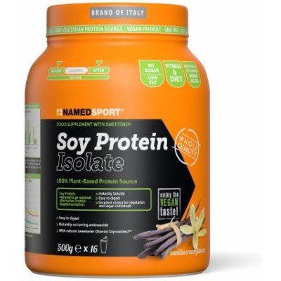 Named Sport Soy Protein isolate, 500 g – Zbozi.Blesk.cz