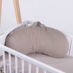 Tulimese Cestovní kojicí polštář MINI MUŠELÍN BÉŽOVÝ – Zbozi.Blesk.cz