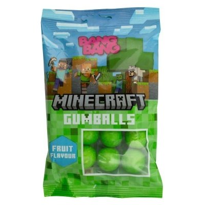 Minecraft Gum Balls žvýkačky s jahodovou příchutí 80g – Hledejceny.cz