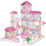 iMex Toys XXL domeček Dream Villa s výtahem osvětlením a doplňky 556-24 – Zboží Mobilmania