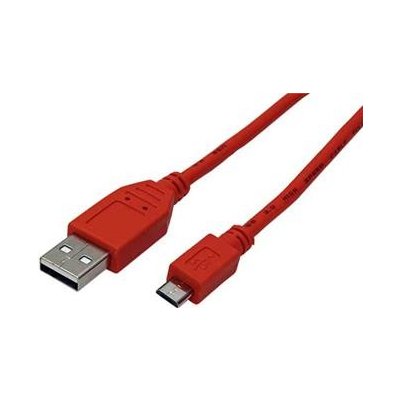 Goobay 43700 USB 2.0 , USB A(M) - microUSB B(M), 1m, červený – Hledejceny.cz