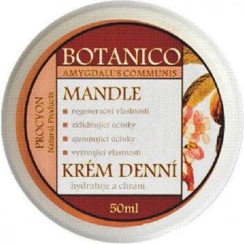 Botanico pleťový krém denní hydratační výživný Mandle 50 ml