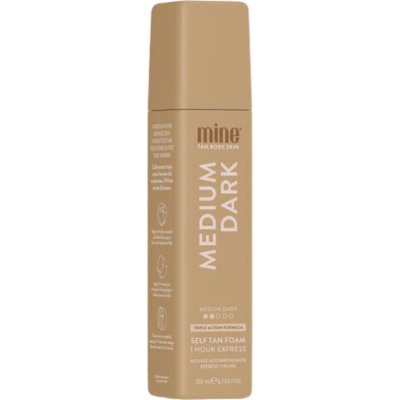 TanExpert MineTan Medium Dark Samoopalovací pěna 200 ml – Zboží Dáma