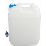 Vapol Kanystr na vodu 10 l s kovovým kohoutem a zásobníkem na mýdlo, bílý – Hledejceny.cz