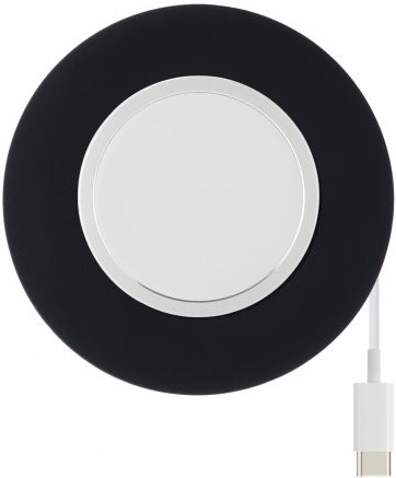 Pouzdro AppleKing 2v1 ochranné a navíječ kabelu pro MagSafe nabíječku - černé