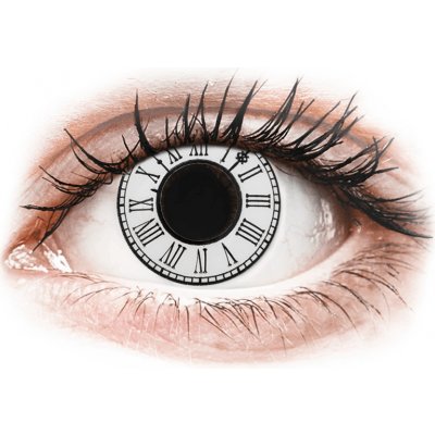 Gelflex CRAZY LENS - Clock - nedioptrické jednodenní 2 čočky – Zboží Dáma