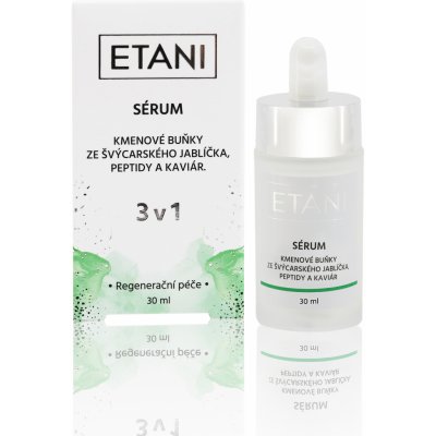 Etani Intenzivní sérum 3v1 Kmenové buňky peptidy a kaviár 30 ml – Zboží Mobilmania