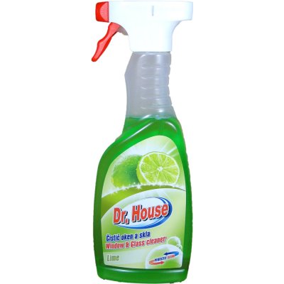 Dr. House Čistič oken Lime s rozprašovačem 500 ml