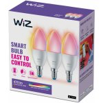 Philips WiZ 8720169075672 LED sada žárovek 4,9W E14 470 lm 2200-6500+RGBK – Zboží Živě
