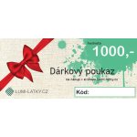 Dárkové poukazy - Lumi-Látky.cz Cena-DR: 1000,-