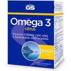 GreenSwan GS Omega 3 citrus 100 + 50 kapslí