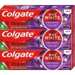 Colgate Max White Purple Reveal bělicí 3 x 75 ml – Hledejceny.cz