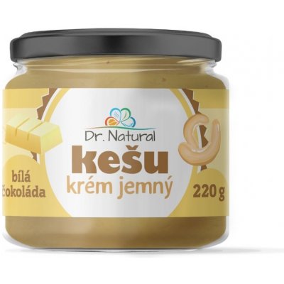 Dr. Natural Kešu krém jemný bílá čokoláda 220 g