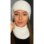 Fashionweek Dámský komplet čepice + nákrčník S3051 Bílá – Hledejceny.cz