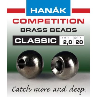 Hanák Competition Klasické Mosazné Hlavičky Černé Niklové 2 mm – Hledejceny.cz