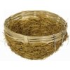 Příslušenství ke klecím NOBBY hnízdo bambusové + kokosové vlákno 13x6cm