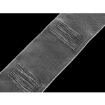 Záclonovka šíře 10 cm s poutky k navlečení na tyč Varianta: transparent, Balení: 50 m – Zboží Dáma