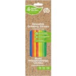 GoDan Opakovaně použitelná brčka různé barvy 75 x 190 mm – Sleviste.cz