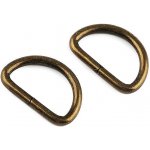 Polokroužek šíře 25 mm staromosaz 10ks – Hledejceny.cz