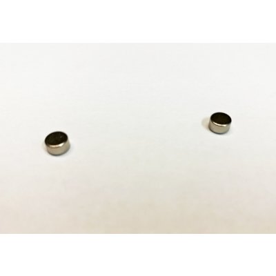 Magnet průměr 5 mm tl 2,7 mm 2 ks – Zboží Dáma