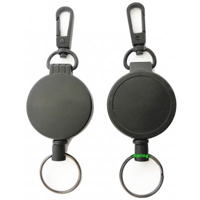 Přívěsek na klíče INF Zatahovací kroužek na klíče držák ID štítku 2 balení – Zboží Mobilmania